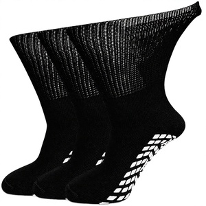 Wholesale Custom Crew Digital Printing Performance Sports Non-slip Athletic Soccer <b>Grip</b> <b>Socks</b> for Men - Product Image 3