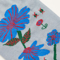 Chaussettes mi-mollet en jacquard tricoté fin pour femme, respirantes, antibactériennes, effet rafraîchissant, pour l'été, pour les activités quotidiennes