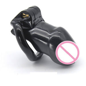 Gabbia della serratura del cazzo dell'uomo dei giocattoli del sesso online all'ingrosso maschio del dispositivo di castità - Product Image 1