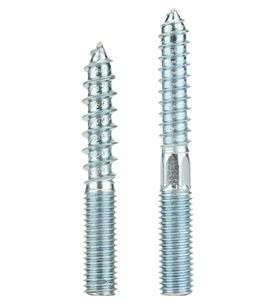 Doppia vite di legno gruccia bulloni bianco zinco placcato in acciaio al carbonio <span class=keywords><strong>M</strong></span> (M2 M3 M4 M5 M6 M8 M10) 25mm 80mm 100mm pollici - Product Image 3