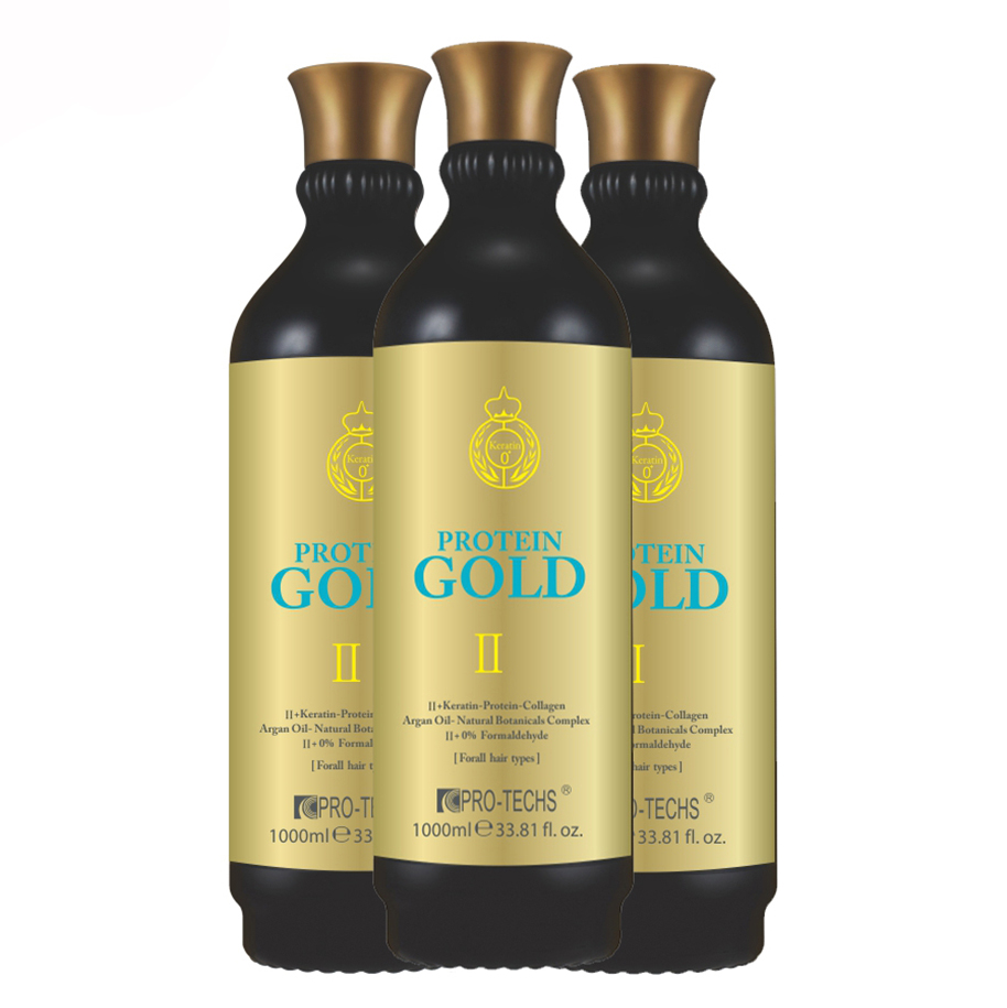 Заводская цена, протеин без формальдегида, Золотое Кератиновое лечение для использования в салоне