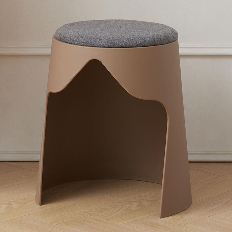 M brown-dark gray linen cushion