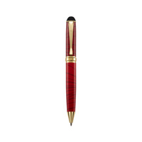 Pulpen Bolpoin Putar Logam Grosir untuk Hadiah Promosi Bisnis, Multi-warna, Tinta Medium 1.0mm, Panjang 140mm, Dapat Dicetak