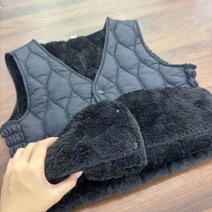 <span class=keywords><strong>Chaleco</strong></span> <span class=keywords><strong>Acolchado</strong></span> de Terciopelo de Moda Otoño-Invierno 2026, <span class=keywords><strong>Chaleco</strong></span> Corto Cálido para Hombre y <span class=keywords><strong>Mujer</strong></span>, <span class=keywords><strong>Chaleco</strong></span> de Pareja, Chaqueta - Product Image 4