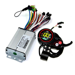 Set Controller per Scooter Elettrico 36V/48V/60V 350W 18A BLDC Driver di Velocità Brushless per E-bike e Display LCD GT-100 - Product Image 1