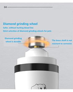 Profesyonel 3-Speed şarj edilebilir köpek yumuşatma bakım araçları ile tırnak törpüsü ağrısız Pet Paws giyotin - Product Image 4