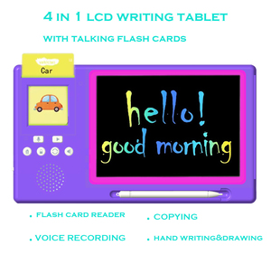 2025nuovo modello <span class=keywords><strong>di</strong></span> moda personalizzato stampa colorato Doodle Board <span class=keywords><strong>di</strong></span> disegno <span class=keywords><strong>di</strong></span> scrittura cancellabile <span class=keywords><strong>Tablet</strong></span> con schede Flash parlanti apprendimento Toy Girl Boy - Product Image 3