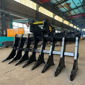 Seau de râteau de racine à <span class=keywords><strong>Double</strong></span> voie d'excavatrice de machines de construction de haute qualité de RSBM - Product Image 1