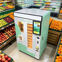 Gebogen paneel sapautomaat gekoelde dranken sapautomaat themapark sapautomaat