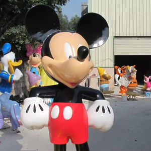 Mickey & Donald Dynamic Duo Statue-Sculpture de dessin animé ludique <span class=keywords><strong>avec</strong></span> <span class=keywords><strong>palette</strong></span> de couleurs rétro pour intérieurs modernes - Product Image 4