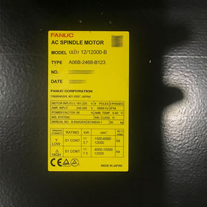 A06B-2468-B123มอเตอร์แกนหมุน Fanuc AC ใหม่ดั้งเดิม A06B-2468-B123 - Product Image 2