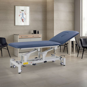 Mesa de tratamiento hidráulico de 2 secciones duradera, cama de masaje de elevación de Spa de fisioterapia moderna para sala de estar de gimnasio Facial clínico - Product Image 1
