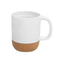 Tasses à café en céramique personnalisées de 330 ml (11 oz) pour sublimation, colorées, avec impression par transfert thermique et base en liège, idéales pour cadeaux promotionnels