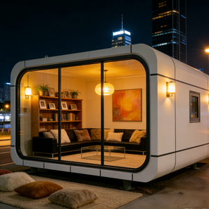 <span class=keywords><strong>Mini</strong></span> cabine Apple, espace modulaire compact, capsule spatiale avec intérieur complet <span class=keywords><strong>pour</strong></span> bureau, café, <span class=keywords><strong>studio</strong></span>, jardin ou location - Product Image 2