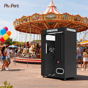 कोरियन स्टाइल फोटो बूथ टच स्क्रीन एनक्लोजर सेल्फ सर्विस फोटो बूथ - Product Image 3