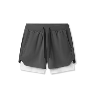 Pantalones Cortos Deportivos para Hombre con Bolsillo Interior, Pantalones Cortos Deportivos con Bolsillos y Logotipo, Pantalones Cortos de Baloncesto de Secado Rápido para Gimnasio y Fitness - Product Image 3