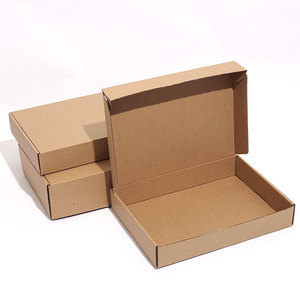 Airplane Box Folding <b>Cardboard</b> Box 250gsm Kraft <b>Paper</b> Color Three Layer For Clothing Underwear Packaging Custom Logo Printing - Product Image 1