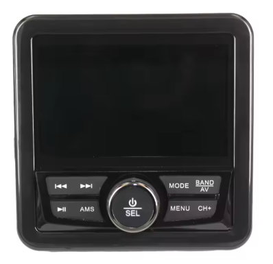 Marine Stereo BT Waterproof Motorcycle/Ship Audio Player Car MP3/MP5 System with Auto FM AM Radio for SPA UTV