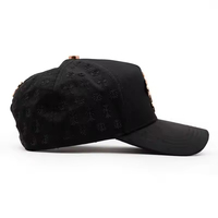Envío Gratis Gorras de Béisbol de Terciopelo Brillante con Bordado de Pedrería y Perlas, Gorras Personalizadas de 5 Paneles, Gorras Dandi