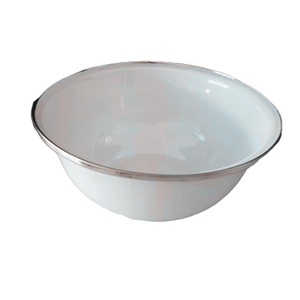 Senny製品卸売販売ボウル花エナメルステンレス鋼ボウルエナメル雪だるまエナメルボウル - Product Image 3