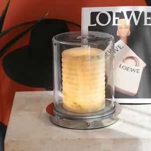 Table <b>Lamp</b> Glass Cylinder Led <b>Touch</b> Control E27 Base Eye Caring <b>Bedside</b> Lighting Nordic Modern Decor - Product Image 2