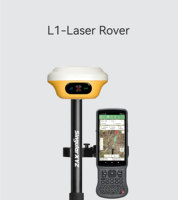 Récepteur GNSS RTK laser L1 avec précision centimétrique, indice de protection IP67, compatible Wi-Fi et Bluetooth