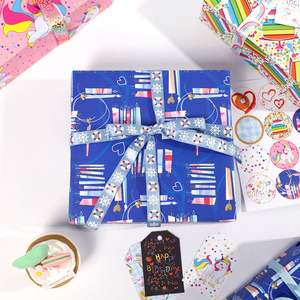 Papel de Regalo de Cumpleaños con Recubrimiento de Silicona Virgen de 80g, Impresión Personalizada, Papel de Envolver para Embalaje, Venta al por Mayor - Product Image 5