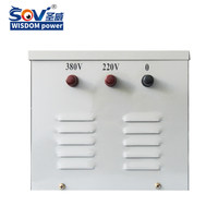 Transformateur de puissance monophasé haute fréquence à bobinage multiple JMB50-2000VA 50/60Hz Entrée 110V-220V/380V Sortie 12V-48V Cuivre