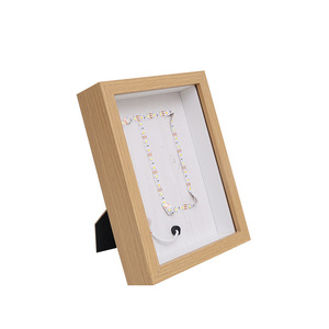 Đèn ngủ gỗ hình hộp bóng tường 3 màu LED sáng tạo, có thể điều chỉnh độ sáng, trang trí nhà cửa, khung ảnh tranh đèn - Product Image 5