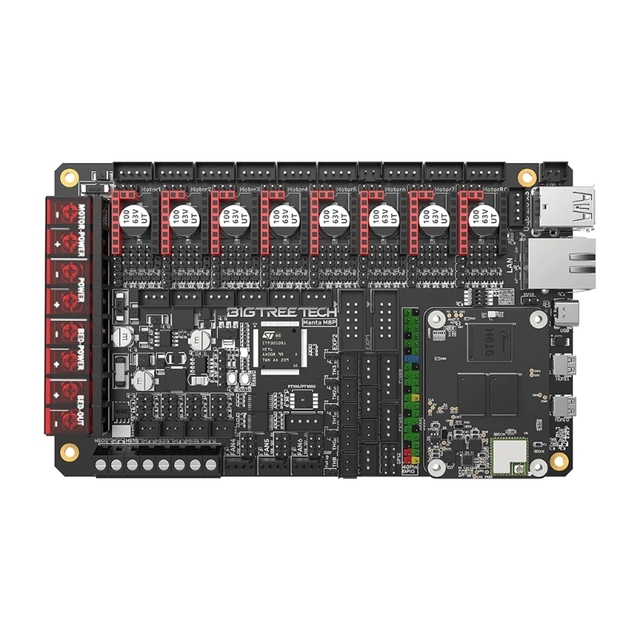 BIGTREETECH Manta M8P V2.0 32-Bit Control Board STM32H723 for Klipper Raspberry Pi Voron Ender 3 3D Printer