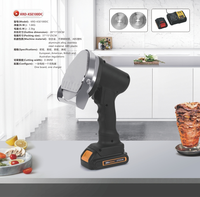 Chefmax Électrique Commercial Multi-Fonction Viande Dicer En Acier Inoxydable Spirale Cutter et Turquie Barbecue Couteau pour Restaurants