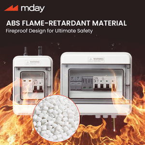 MY-PV tùy chỉnh 2in1out IP65 hộp điện 550V/1000V Combiner làm bằng vật liệu PVC bền - Product Image 5