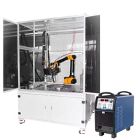 Nouveau robot de soudage collaboratif intelligent industriel automatique à 6 axes, bras de cobot portable, charge utile de 5 kg, acier inoxydable 0,02 mm