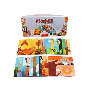 Развивающие карточки с алфавитом и словами для малышей, сенсорные карточки с индивидуальной печатью для обучения чтению - Product Image 5