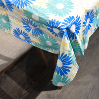 Nappe en flanelle, décoration de fête, feuilles, fleurs pour printemps et été, imperméable, PVC, tapis de pique-nique, facile à nettoyer, bon marché