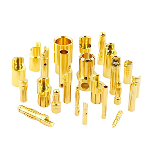 Kit de connecteurs banane AMASS série GC multi-tailles 2/3/5/6/6,5/8,0 mm plaqués or haute intensité mâle/femelle pour applications RC - Product Image 1
