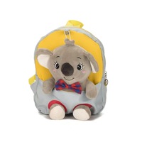 Sac à dos unisexe léger et mignon en peluche douce, motif cerf, panda, koala, licorne, double bretelles, design séparé