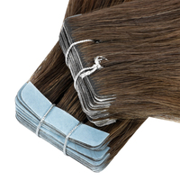 Extensiones de Cabello con Cinta Invisible, Trama de Cabello SDD para Salón y Uso Personal, Cabello Humano Remy, Trama de Cabello Larga con Inyección Sin Costuras