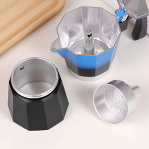 <span class=keywords><strong>Cafetière</strong></span> à espresso <span class=keywords><strong>italienne</strong></span> en aluminium au design <span class=keywords><strong>vintage</strong></span>-Fait 3 tasses à espresso - Product Image 3