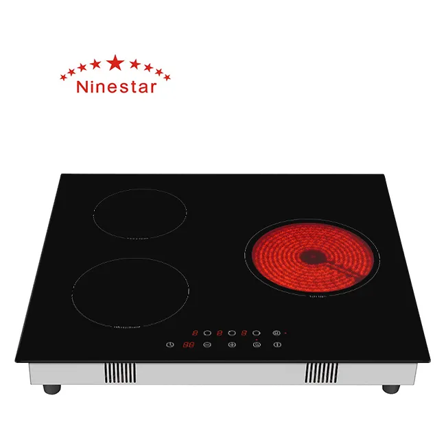 Hot sell Any Pot Suit 3 Zone Induction Cooker Infrared Cooker CE CB Certification