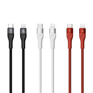 Câble de charge rapide et de transfert de données OEM personnalisé Type C vers <span class=keywords><strong>8</strong></span> broches pour <span class=keywords><strong>iPhone</strong></span> <span class=keywords><strong>8</strong></span>-14, connecteur électroplaqué, certifié CE RoHS - Product Image 2