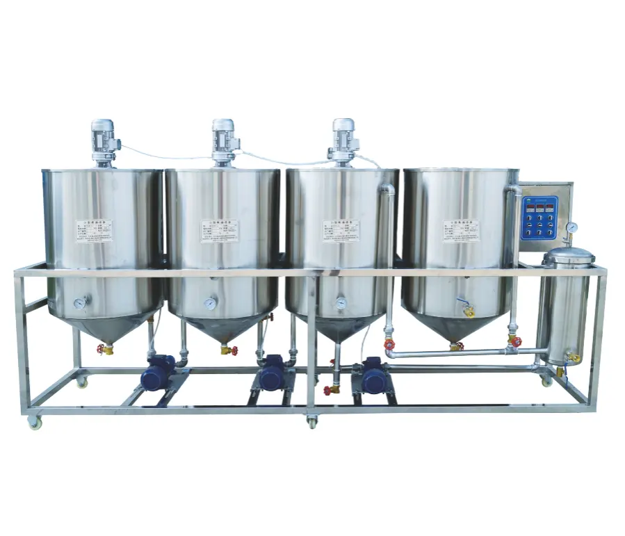 Автоматическая машина для переработки соевого масла мощностью 27 кВт, 1,4 ТПД, линия нефтеперерабатывающего завода