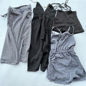 Vêtements d'<span class=keywords><strong>occasion</strong></span> arc-en-ciel prix de gros <span class=keywords><strong>pas</strong></span> <span class=keywords><strong>cher</strong></span> femme coton salopette pull pantalon Bale - Product Image 4