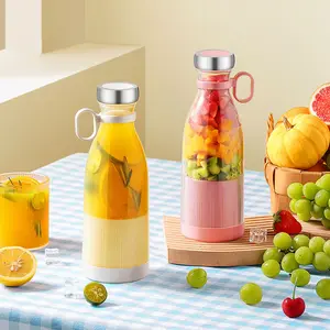 Travel automatic 350ml smoothie blender cup fresh fruit mixer mini blender smoothy shaker portable blended bottle for juice