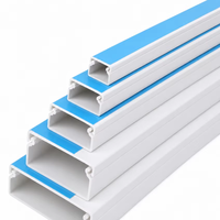 Goulotte de câblage électrique en PVC pour l'installation de bâtiments