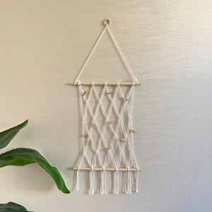 Tapiz Tejido a Mano <span class=keywords><strong>para</strong></span> Decoración del Hogar con Borlas, Estilo Bohemio, Decoración de <span class=keywords><strong>Pared</strong></span>, Portafotos Tejido - Product Image 6