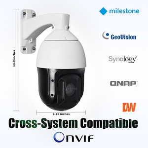Caméra IP PoE de <span class=keywords><strong>sécurité</strong></span> 4MP IR anti-vandalisme, étanche pour extérieur, compatible RSTP SDK pour ordinateurs, téléphones mobiles, caméras - OEM - Product Image 6