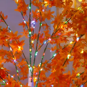 Branche d'arbre décorative blanche de haute qualité Led veilleuse d'arbre télécommandée