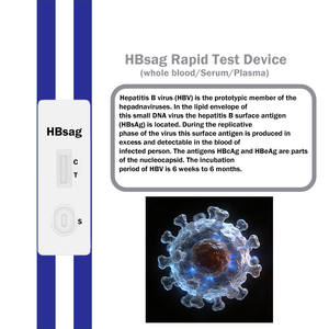 HBSAG Test Kartı Kiti Hızlı Hepatit B Yüzey Antijeni Testi Kolay Kullanım 15 Dakikada Sonuç Verme Sınıf II 1 Yıl Garanti - Product Image 2