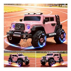 Coche Eléctrico Infantil Espacial con Motor 390, Luces LED, Batería de 12V7Ah, Asiento Cómodo de Plástico Duradero y Dirección Suave - Product Image 3